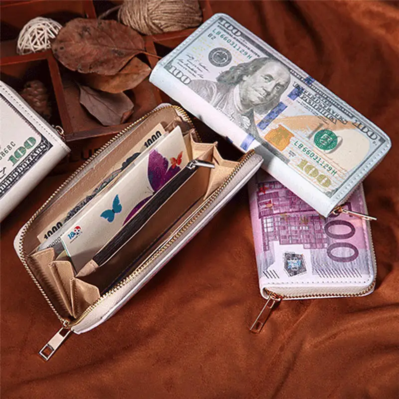 

Women Men Bifold Business Leather Wallet ID Credit Card Holder men's wallet clutch portfel cuzdan billetera carteira 40MA20