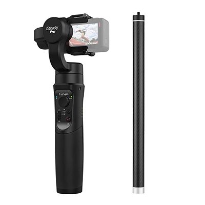 Hohem iSteady Pro 3-осевой ручной стабилизирующий Gimbal с углеродным волокном расширение стержня для экшн-Камеры GoPro Hero 6/5/4/3 для sony RX0 для экшн камеры YI - Цвет: with Extension Rod