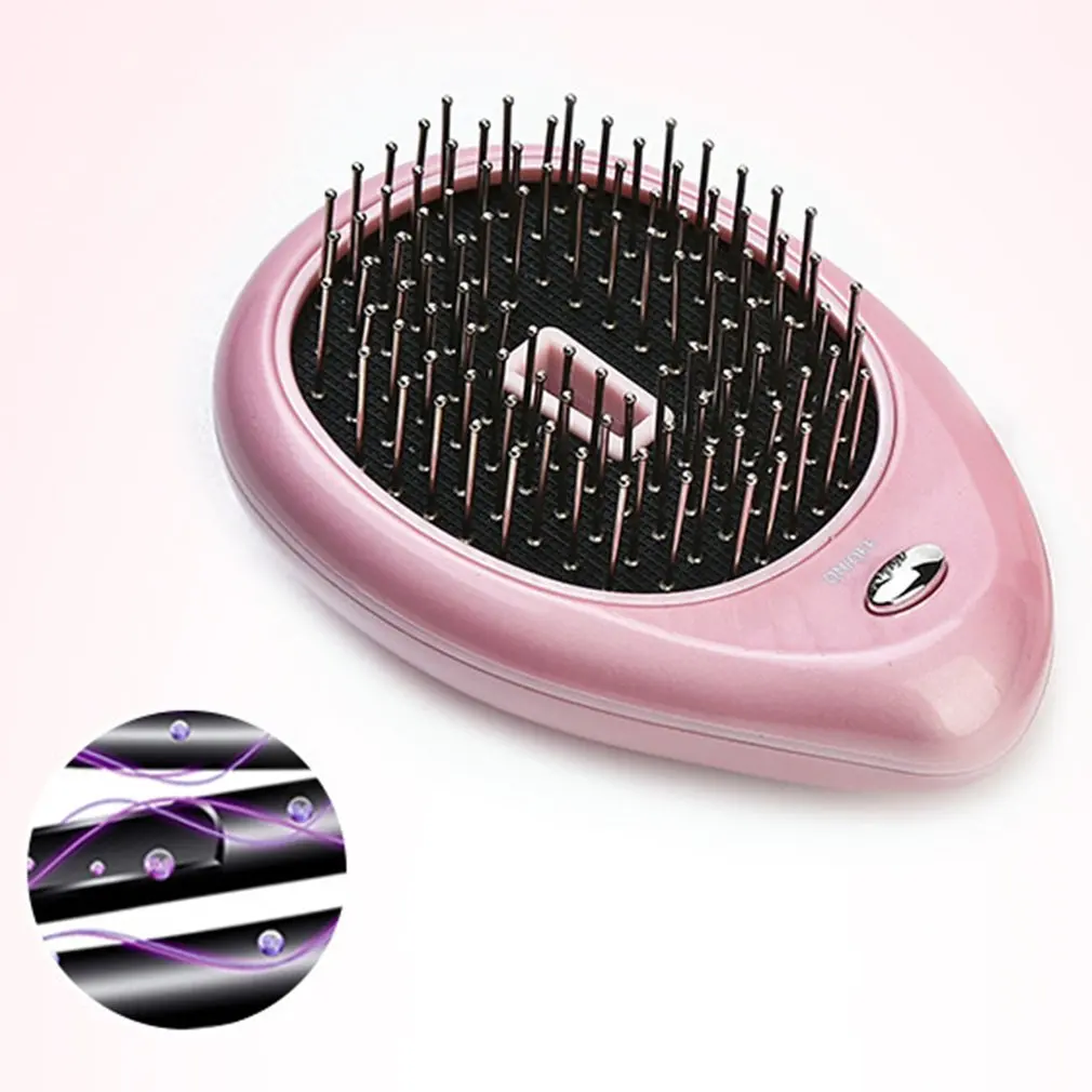Electric Vibration Anti Hair Loss Massage Comb Portable Ion