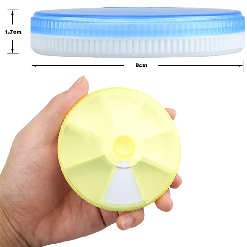 

2019 Wholesale Mini Pocket Pill Medicine Box Organizer for Old People Outdoor Sports Camping Hiking Traveling Accessories