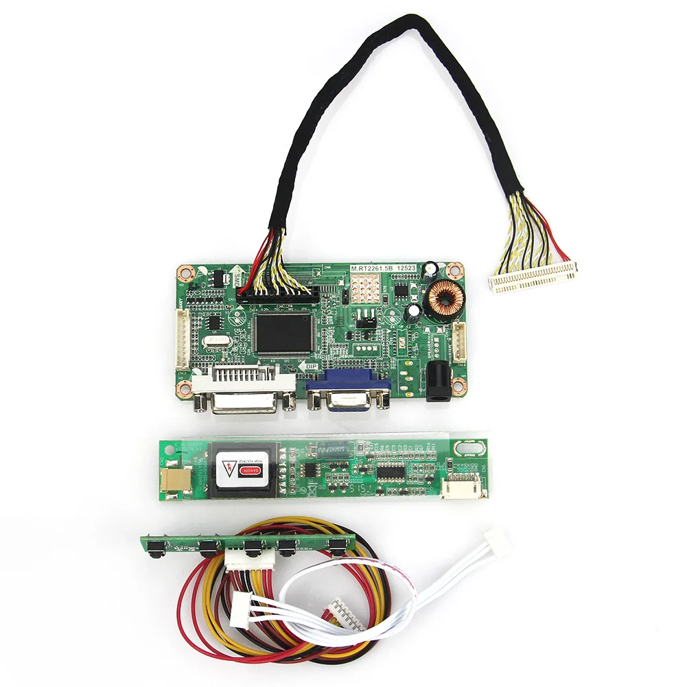 

For LQ164D1LD4A VGA+DVI M.RT2261 M.RT2281 LCD/LED Controller Driver Board LVDS Monitor Reuse Laptop 1600*900 M.RT2261 M.RT2281