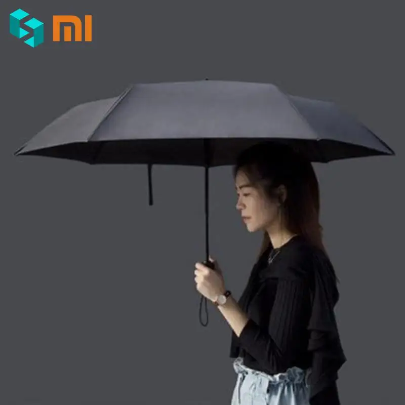 Оригинальный Xiaomi Mijia автоматический Солнечный дождливый алюминиевый Um brella