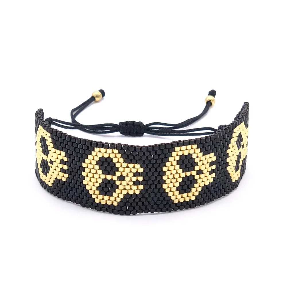 

Go2boho MIYUKI Bracelet Men Gold Skull Punk Pulseras Insta Fashion Bracelets 2019 Women Beadwaeving Jewelry Delica Etsy Chic