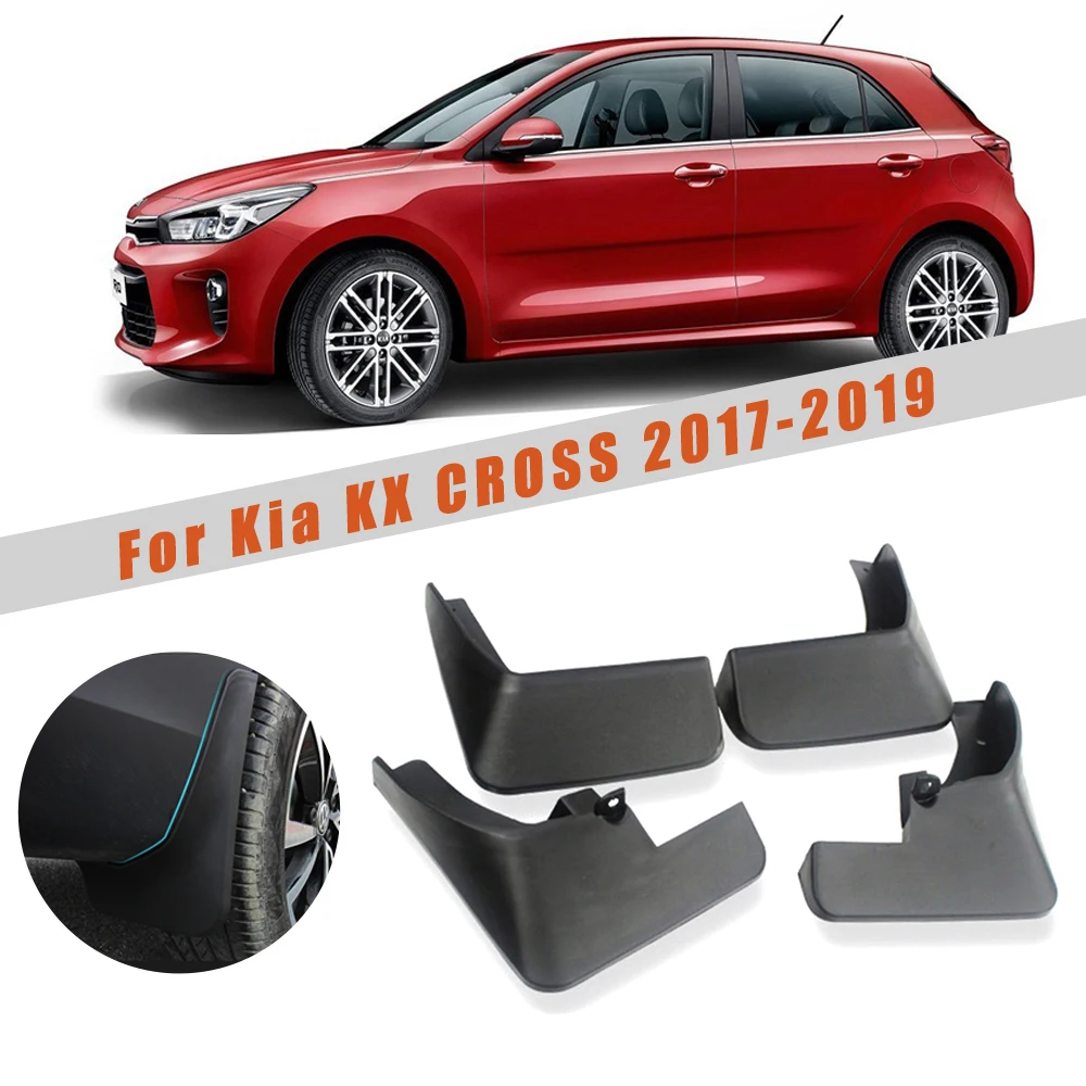 4 шт. Автомобильные Брызговики для Kia KX Cross Брызговики передние задние брызговики автоматические Брызговики Светоотражающие Предупреждение брызговики