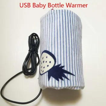 USB torba na butelkę do karmienia podgrzewacz do butelek torba na wózek żywności dla niemowląt butelka do karmienia dla niemowląt Mamaderas De Bebe Biberon tanie i dobre opinie Babies Torby do przechowywania Żywności TERMICZNE USB Bottle Bag For Feeding Heater W paski Ogólne kalibru 360 ml cotton