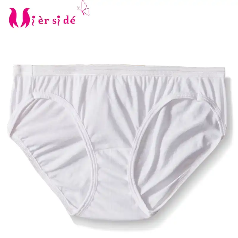 white nylon panty briefs
