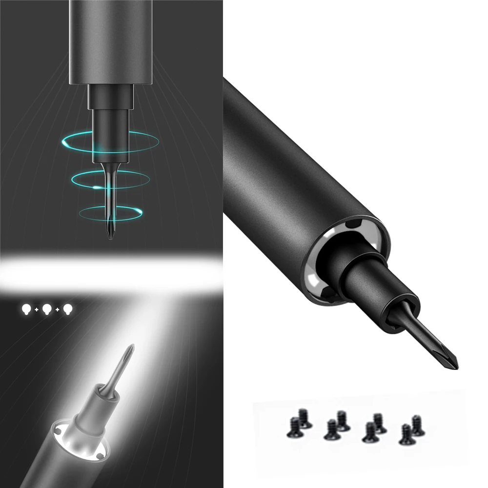 Wowstick 1Fs 1F 64 в одном прецизионный мини беспроводной шуруповерт батарея для сотового телефона Камера Ремонт Инструменты