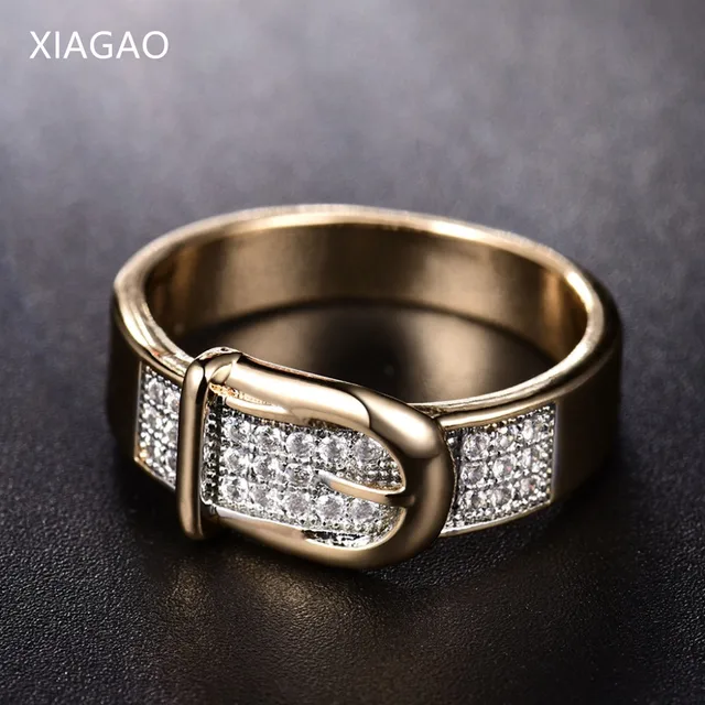 XIAGAO Fashion Jewelry Copper Finger Rings for Women with Stone Cubic Zirconia B XIAGAO Fashion Jewelry Copper Finger Rings for Women with Stone Cubic Zirconia B