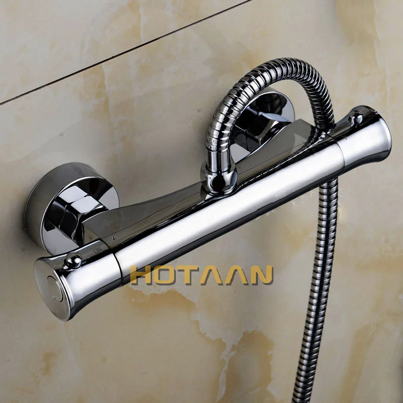 Thermostatic Shower Faucets Bathroom Thermostatic Mixer Hot And Cold Bathroom Mixer Mixing Valve Bathtub Faucet bathroom faucet bathroom shower faucet set thermostatic mixing valve