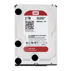 Western Digital Red, 3,5 ", 2000 Гб, 5400 об/мин, Serial ATA III, 64 Мб, HDD