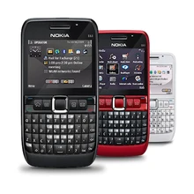 Nokia e63 desbloqueado original, telefone móvel com 3g wifi, bluetooth, 2mp, qwerty, teclado, árabe, teclado russo