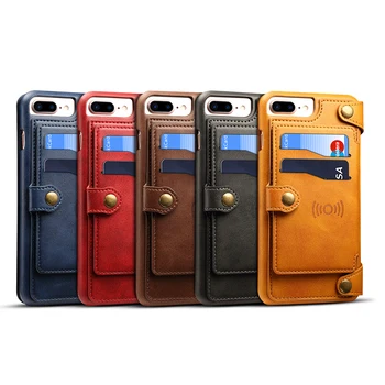 

20PCS lot Flip Case for iPhone X 6 7 8 Wallet Credit Card Slot Back Leather Cover for iPhone X Stand Phone Cases Coque