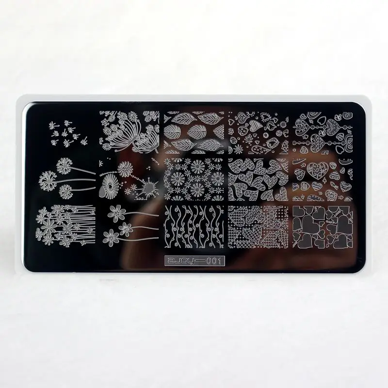

MAFANAILS 1Pc Leaf Pattern Nail Stamping Plates Plant Nail Art Stamp Image Template Manicure Stencils Nail Decoration Stamping