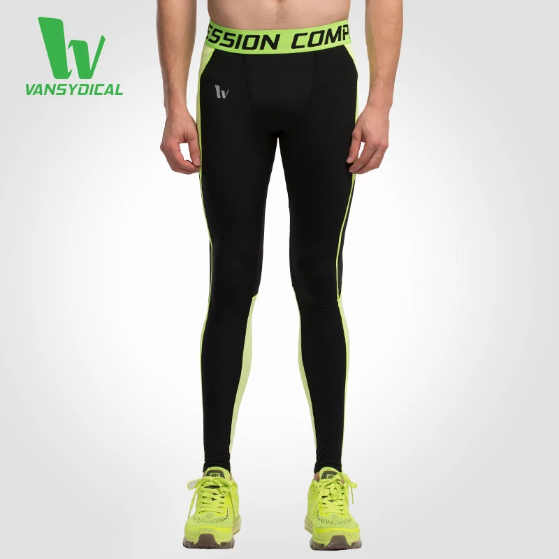 

2016 Real New Mens Compression Pants Sports Running Tights Basketball Gym Bodybuilding Jogger Jogging Skinny Leggings Trousers