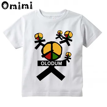 

Kids Retro Antiwar Michael Jackson MJ OLODUM Design T Shirt Boys/Girls Great Casual Short Sleeve Tops Children's Funny T-Shirt