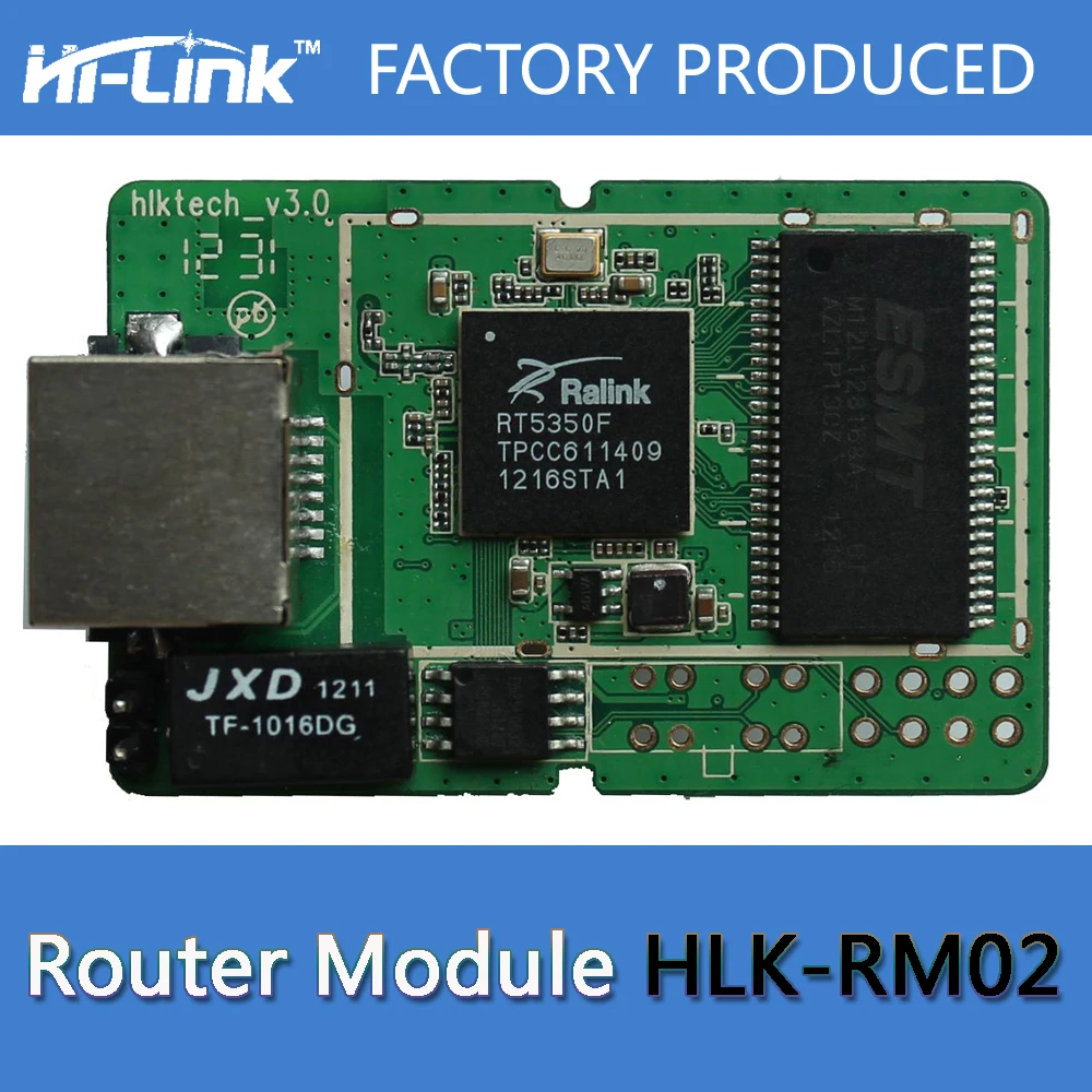Mini wireless router module ap port wifi hlk rm02in Wireless