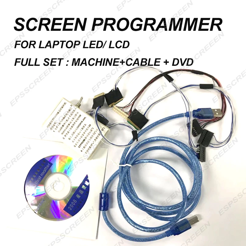 

LAPTOP LED / LCD SCREEN PROGRAMMER WRITE SOFTWARE FOR PANEL IC Chip burning machine with English instructions