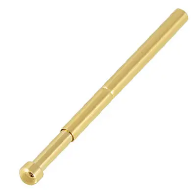 

100 Pcs 2.5mm Dia Spherical Tip Spring Loaded Test Probes Pins P125-D
