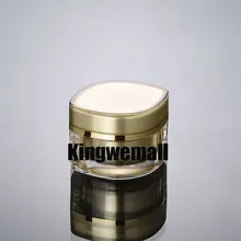 100 шт./лот Ёмкость 30 г 30 мл Акриловые крем Jar бутылки косметический контейнер, образец банку fv06