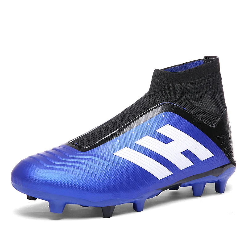 

Men Football Boots Soccer Cleats Boots Long Spikes TF Spikes Ankle High Top Sneakers womanTurf Futsal Soccer Shoes kids