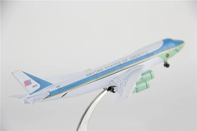 16 см 1:400 самолет Boeing B747-300 модель ВВС один с базовым сплавом самолет коллекционный дисплей игрушка модель