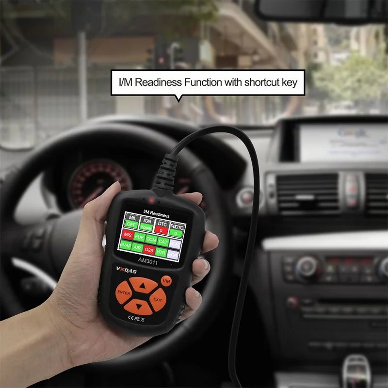 VXDAS OBD2 Scanner AM3011 Car Diagnostic Tool With CAN Flashlight/Engine Fault Retrieve Code Reader ECU ECM ODB Auto Scan Tool