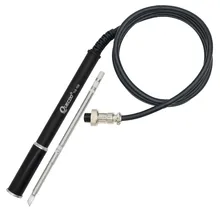 2019 New Arrival T12-M8 Aluminum Alloy Black Handle for OLED LED Digital Electric Soldering station With T12-K soldering tip tanie tanio LAECHO 145MM