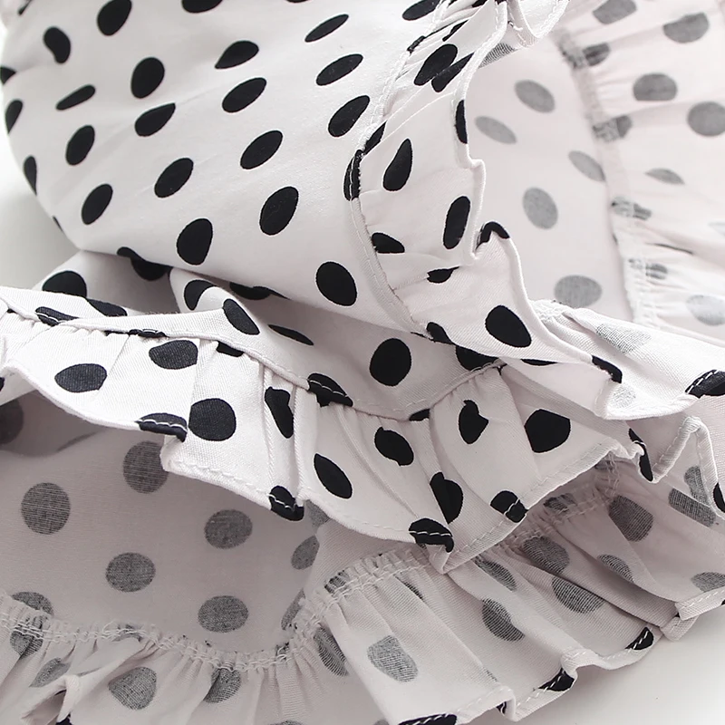 Summer New Children'S Clothing 2 3 4 5 6 7 8 9 10 Years Cute Sweet Princess Polka Dot Print Bow Shorts For Baby Kids Girls