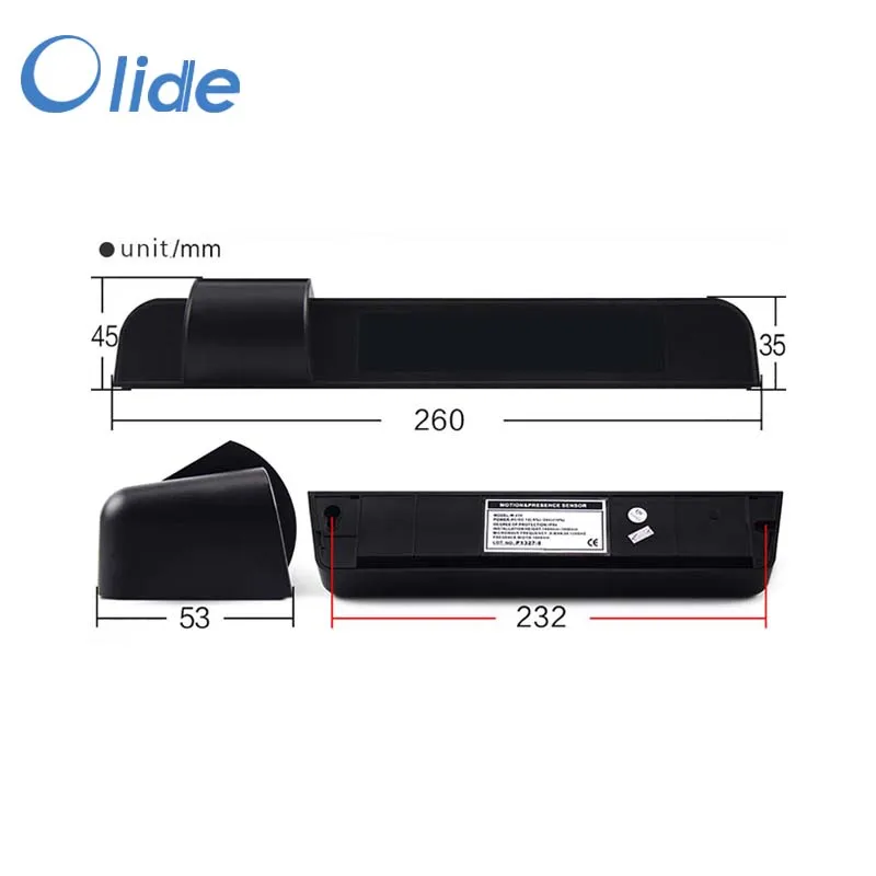 Active&safety Dual Sensor, Active Infrared Safety Detected Sensor for Automatic Door