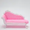 Fashion chaise lounge barbie sofa Princess accessories furnitures Dreamhouse Sofa Chair Furniture Toys Pretend Playhouse ► Photo 1/2
