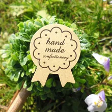 

Hot Sale 180pcs Handmade Seal Sticker for Baking Gift Label Stickers for Party Favor Gift Candy Bag Handmade DIY Paper Label