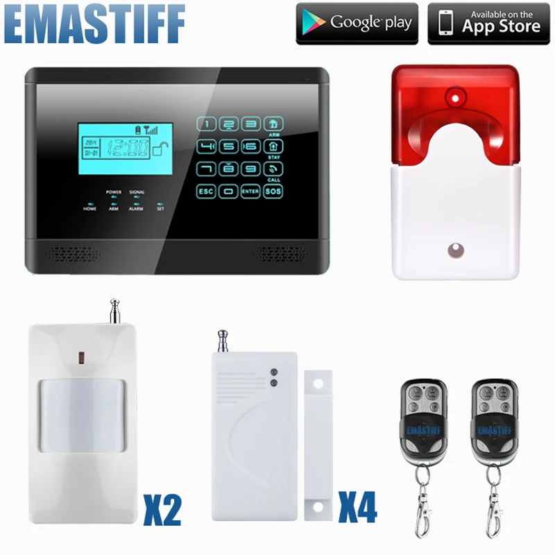 Free shipping GSM Alarm system Home security Alarm systemsystem