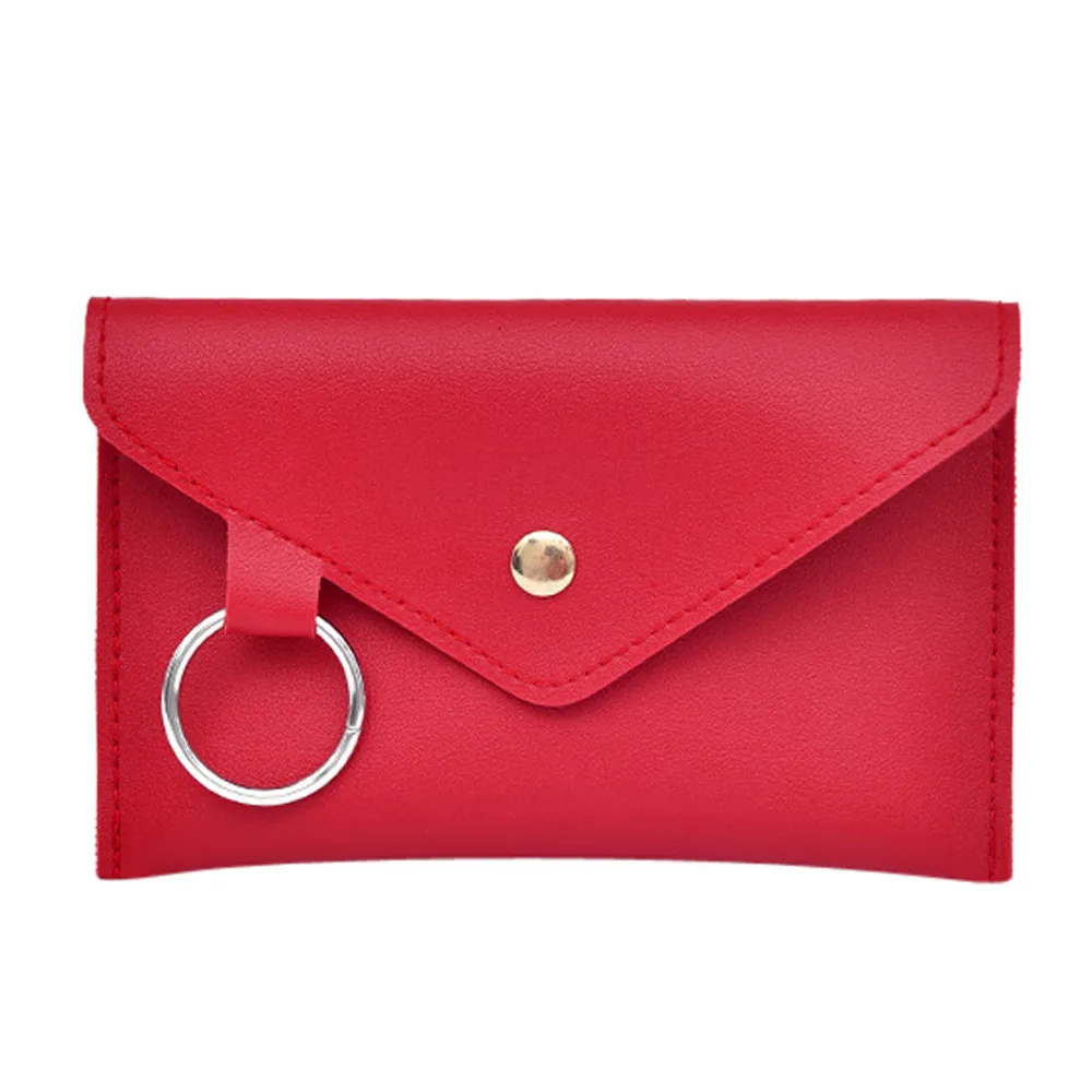 Женская поясная сумка на ремне, кожаная поясная сумка, модная женская однотонная сумка-мессенджер из ПУ кожи, на плечо, на грудь, pochete homem - Цвет: Красный