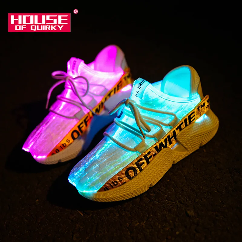 

Super light Summer Led Fiber Optic Shoes for Girls Boys Men Women USB Recharge Glowing Sneakers Man Light Up Shoes Sports Shoes
