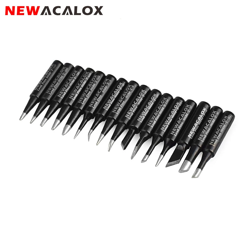Паяльная станция NEWACALOX 16 шт./лот 900M T без свинца черный металлический паяльник