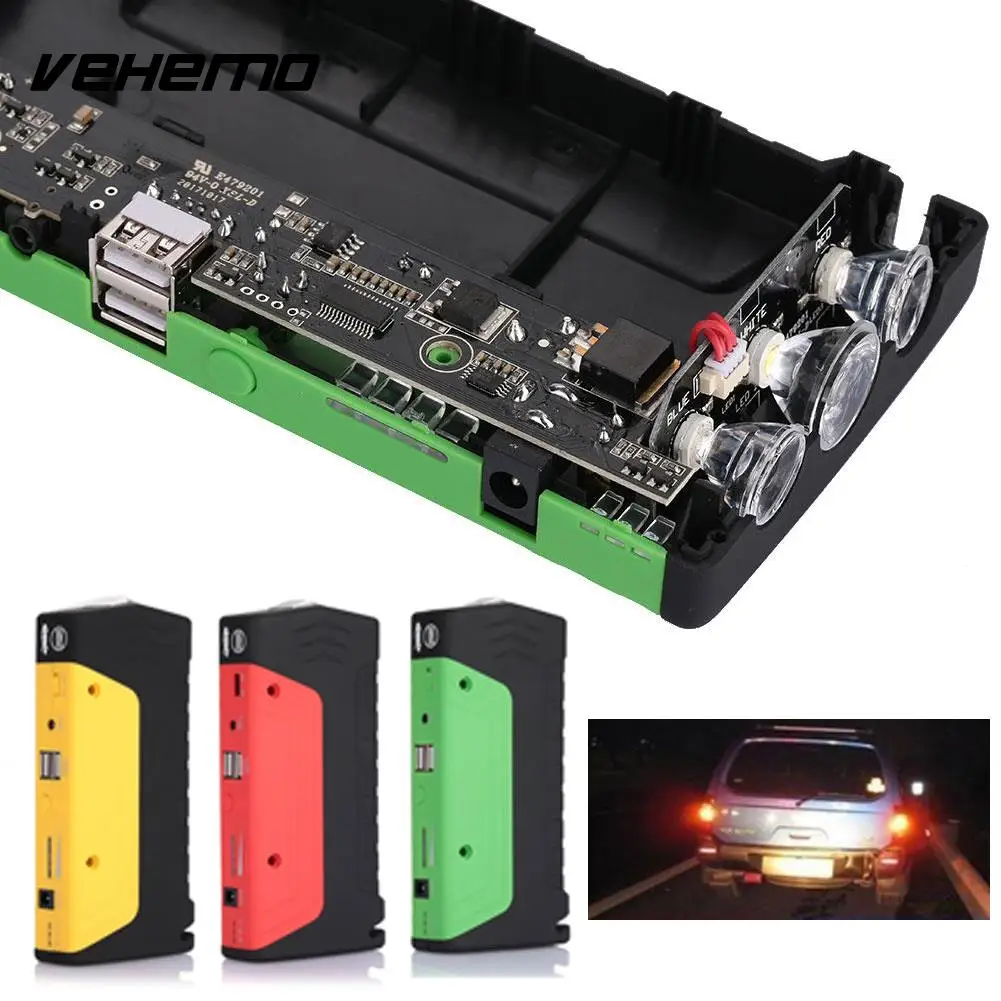 Dual USB Multifunctional Power Kit Car Power Bank Jump Starter Kit DIY Emergency Car Jump Starter Kit