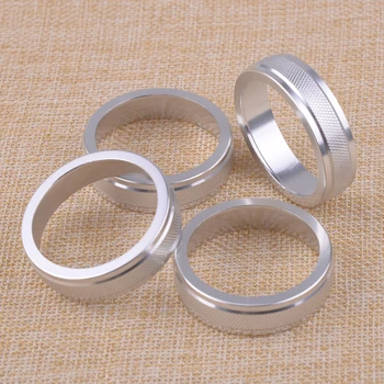 

CITALL 4pcs Air Conditioner Control Switch Knob Cover Ring Cap Fit for Volvo XC60 XC70 S60 S80 V40 V60 V70 2013 2014 2015 2016