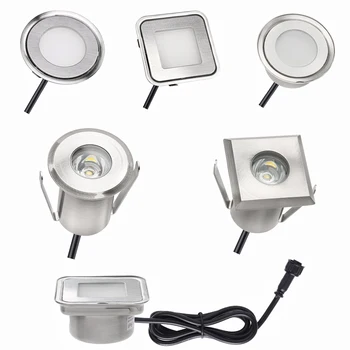 

Waterproof Weatherproof Rustproof Stainless Steel Patio Pavers Outdoor Decking Lights Led Spot Underground Garden Floor Lamp