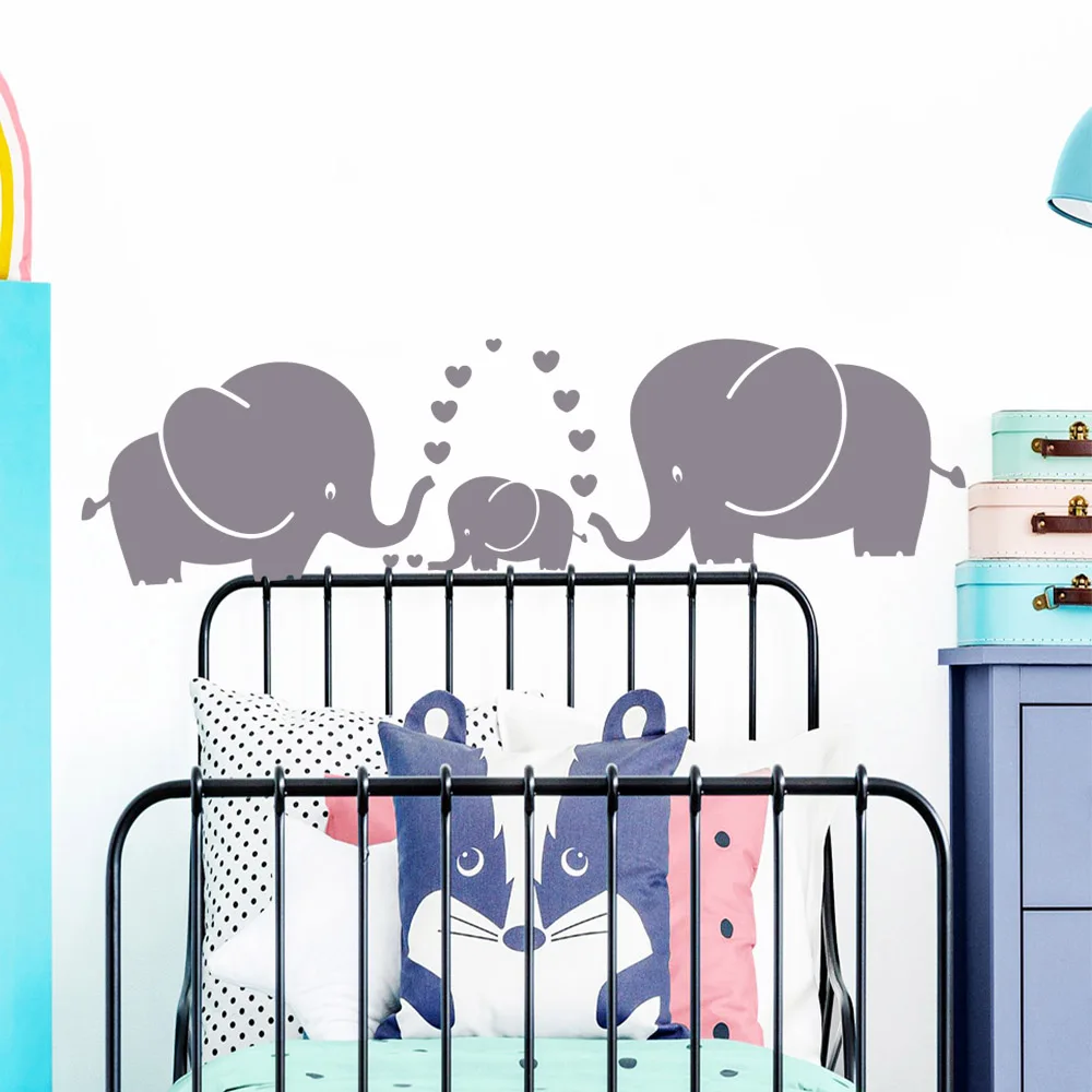 

Funny Animal Elephant Wall Sticker Removable Wall Stickers Diy Wallpaper For Kids Rooms Home Decor Pvc Wall Decals