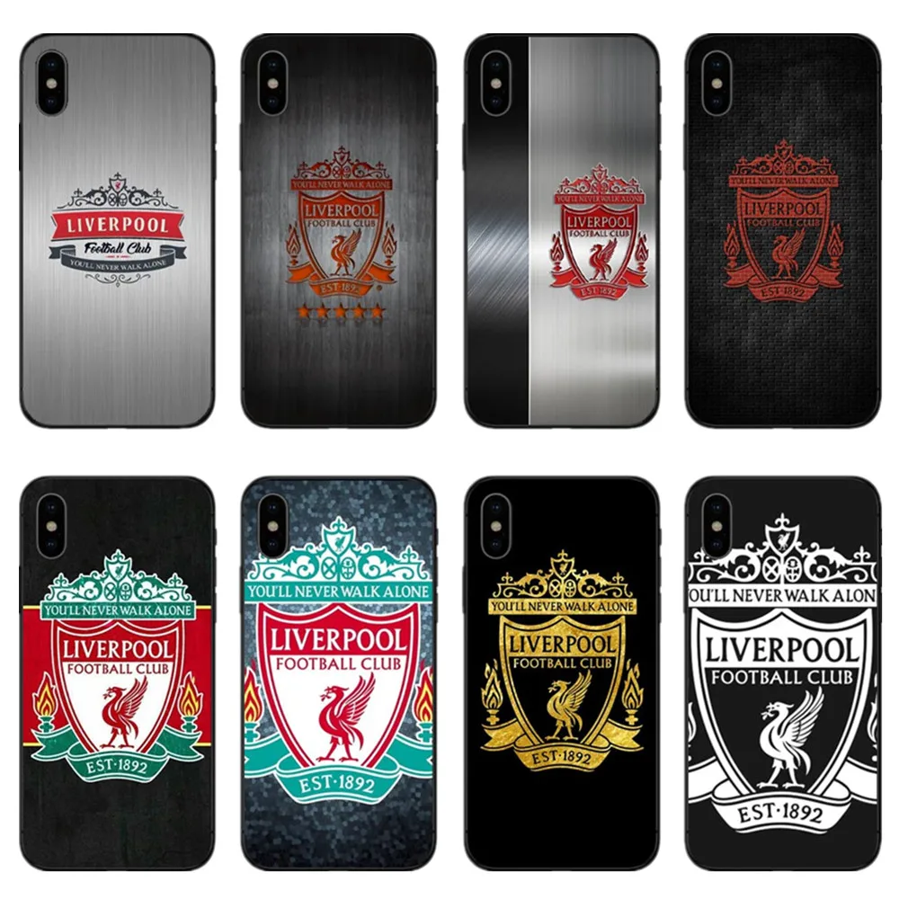 Liverpool Hot phone cover case black soft TPU for iPhone