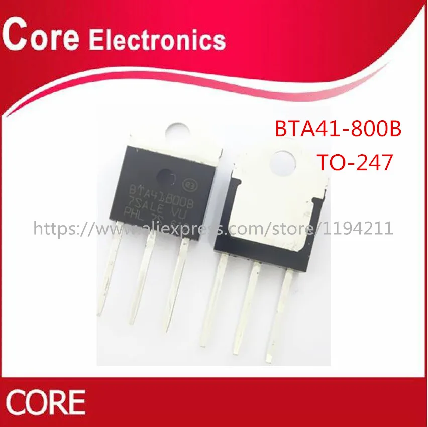 Новинка 20 шт./лот BTA41 800B TO 247 40A 800V|Интегральные схемы| |
