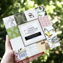 DIY винтажные воспоминания цветочный Скрапбукинг бумажный пакет из 26 листов Бумага для рукоделия ремесло фон pad