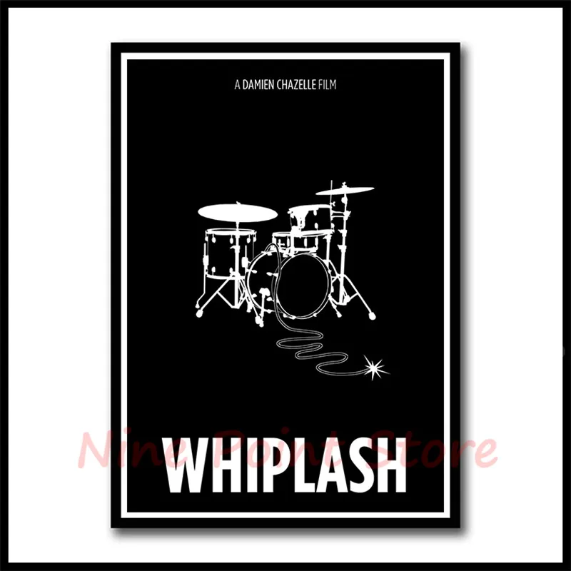 Whiplash классический фильм белая бумага с покрытием постеры для бара кафе гостиная плакаты бескаркасные - Цвет: Цвет: желтый