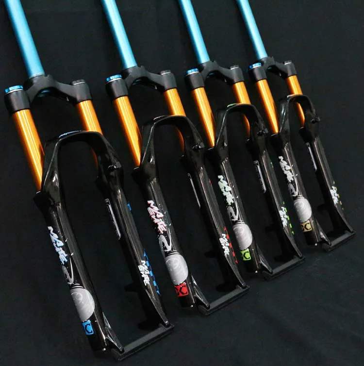 Bike Bicycle Fork 26er 26" MTB Fork Air Suspension Manual/Remote