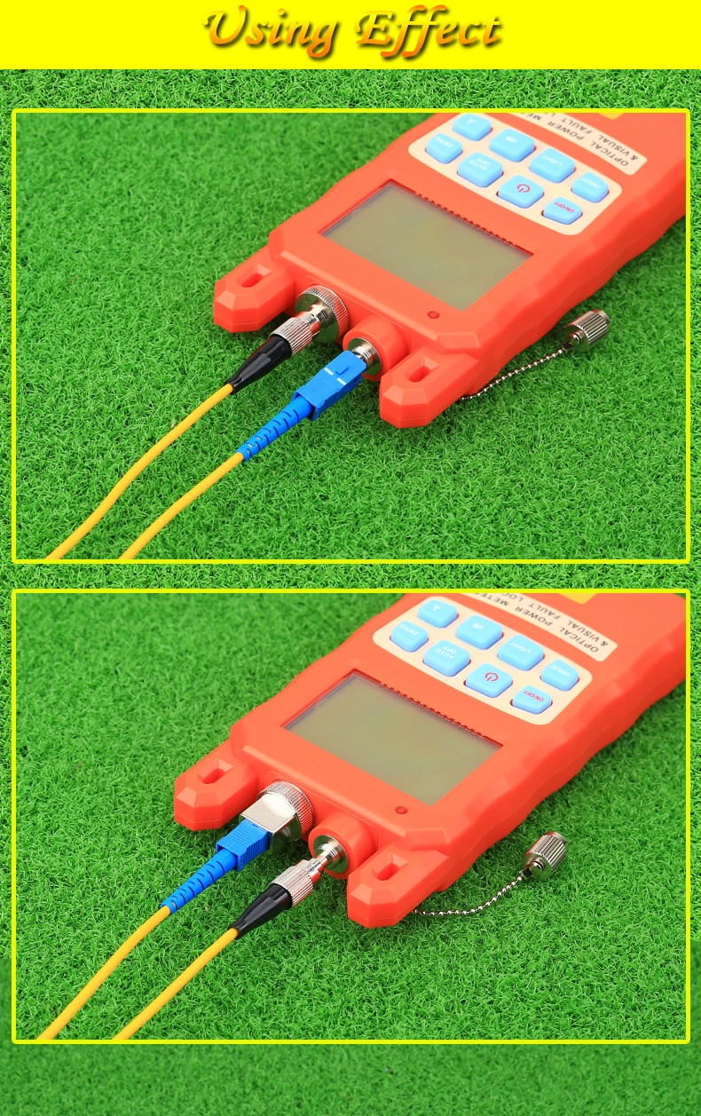Kelushi ftth оптический измеритель мощности Визуальный дефектоскоп все-в-одном-70 до + 10dBm 30 МВт Волоконно-оптический инструмент 30 км
