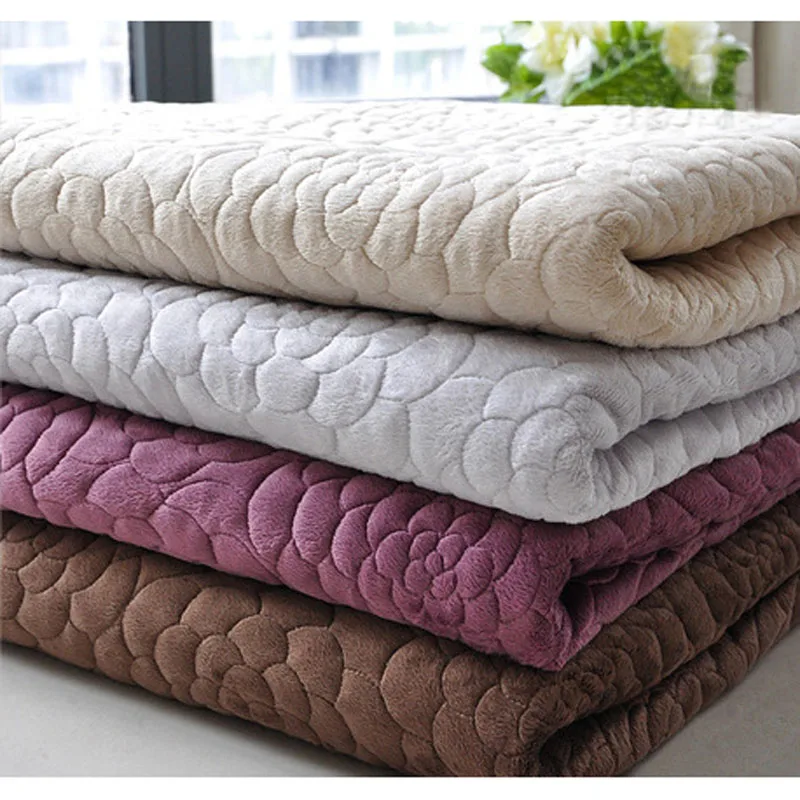 Buy Super soft short plush leather sofa mat solid