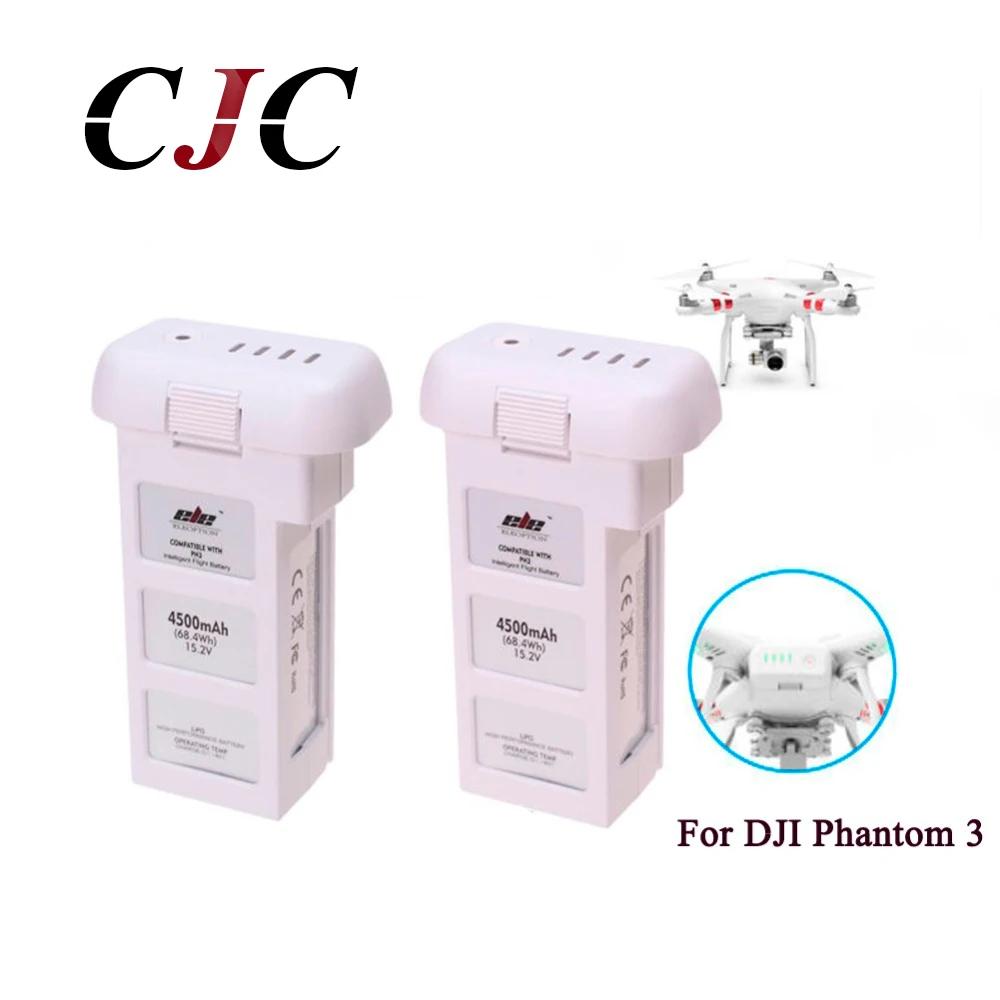 2X Intelligent Flight Battery 4S 15.2V 4500mAh For DJI Phantom 3 Series Accessories 3&ampPhantom Standard | Электроника