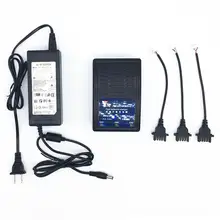 3 em 1 Ultra Rápido Adaptador Carregador de Bateria Equilibrada 2 12 v Para Parrot Bebop Drone/FPV Bateria Com luz da indicação