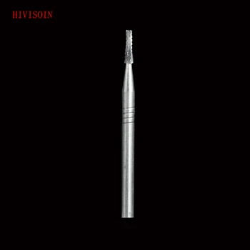 

12pcs/lot HP Dental Carbide Bur Taper Flat End Cross - Cut (Long) for High Speed Handpiece, Dental Clinic lab material