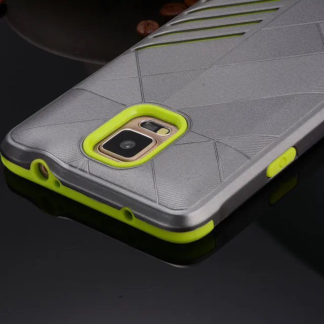 Противоударный Броня Задняя Крышка для Samsung Galaxy Note4 case Коке ТПУ ПК Гибридный Щит